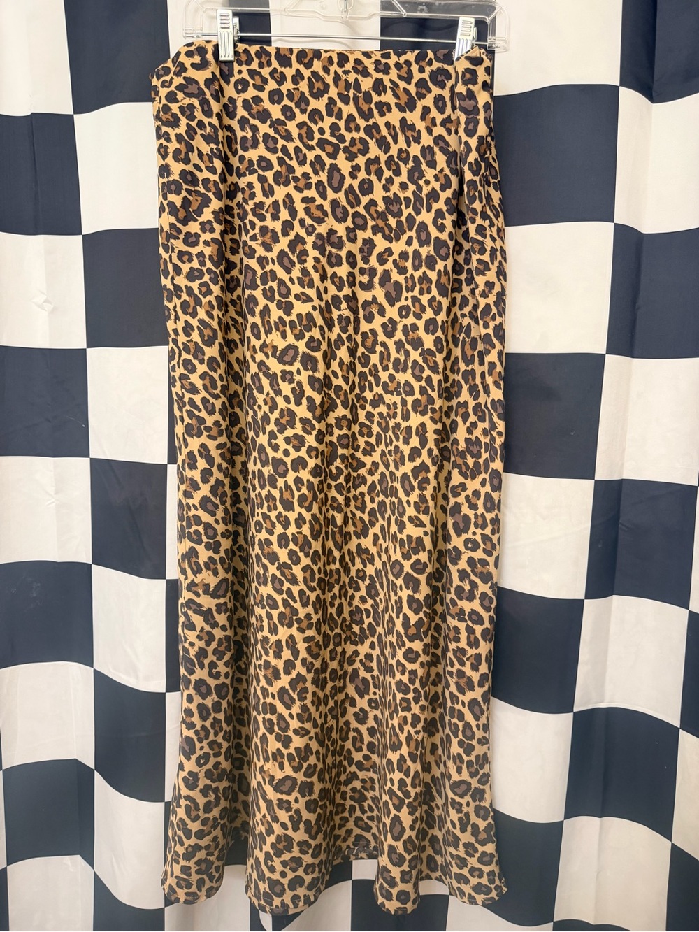 Abercrombie & Fitch Leopard Print Maxi Skirt - Brown/Black